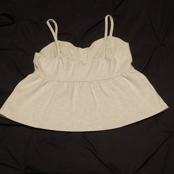 NWOT Anthropologie Peplum Tank - Picture 7 of 8